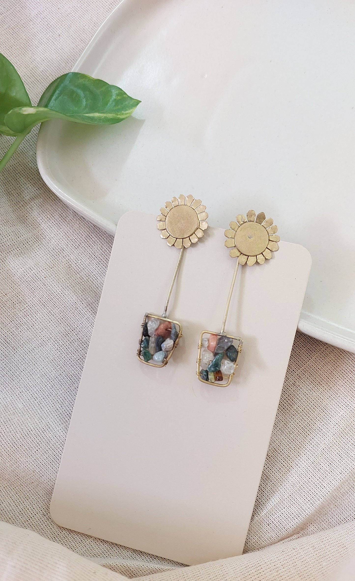 Flower Pot Earrings