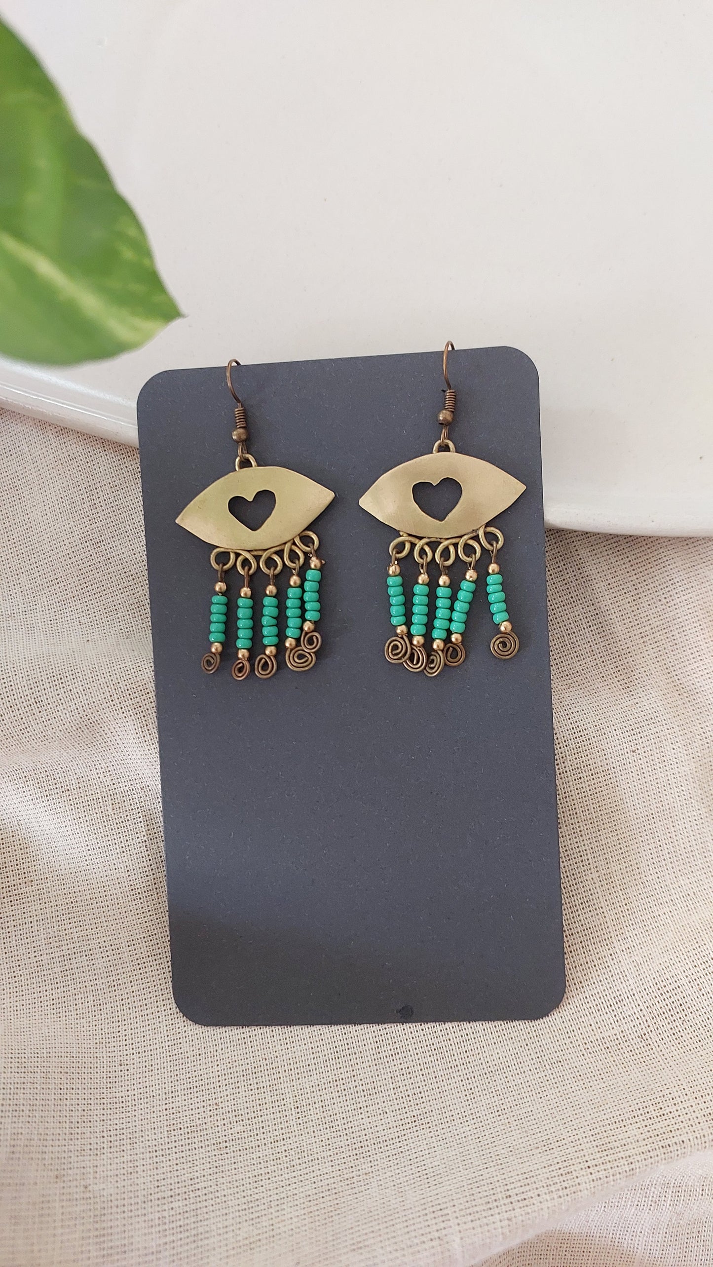 Vintage Heart Earrings