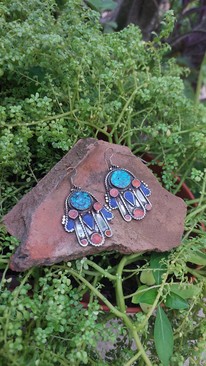 Hamza Stone Earrings