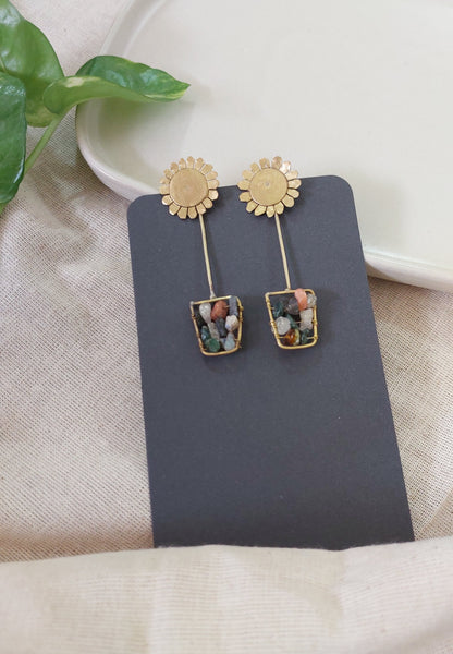 Flower Pot Earrings