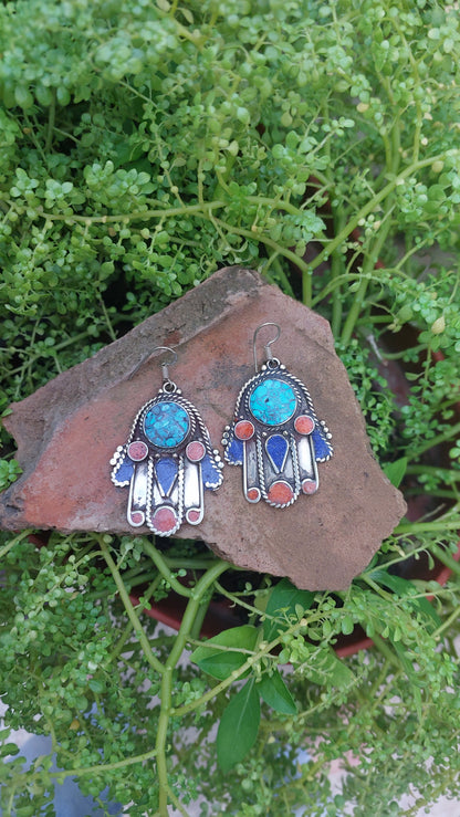 Hamza Stone Earrings