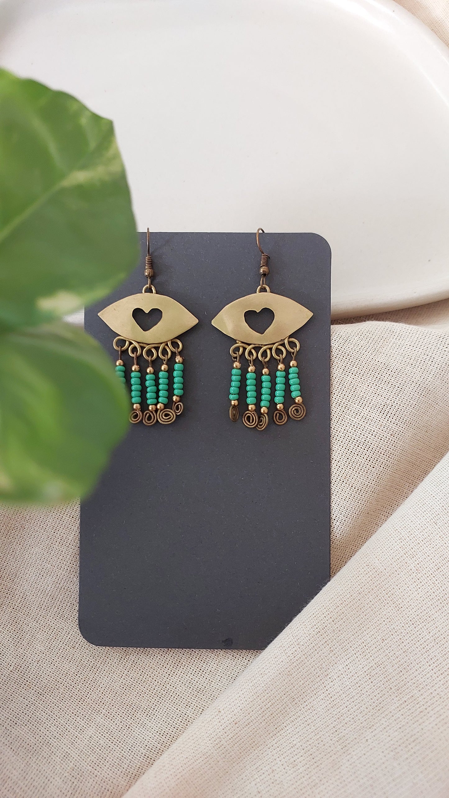 Vintage Heart Earrings