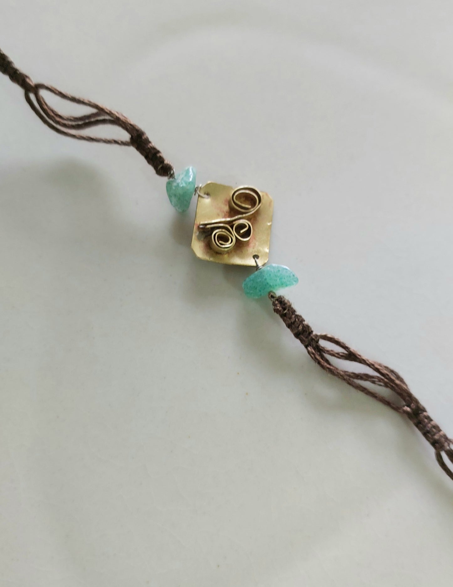 Green Stone Rakhi